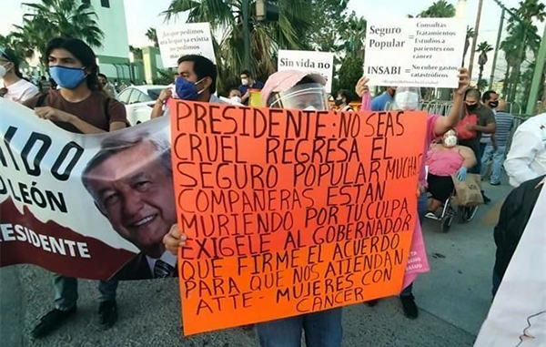 Chocan simpatizantes y opositores de AMLO durante su visita a NL 1 118199351 2684960295150842 2131666176992944592 n