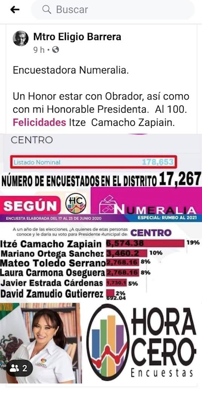 Otra vez difunden falso sondeo de Hora Cero Encuestas 1 Captura de pantalla 2020 08 06 a las 5.23.29 p.m.