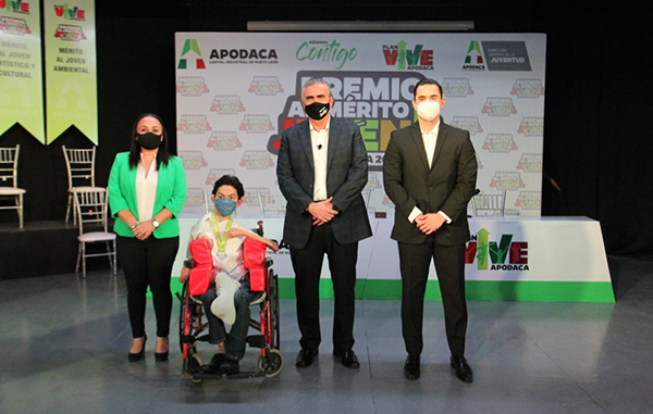 Entrega Apodaca medalla al Mérito Juvenil 2020 3 apodaca 1