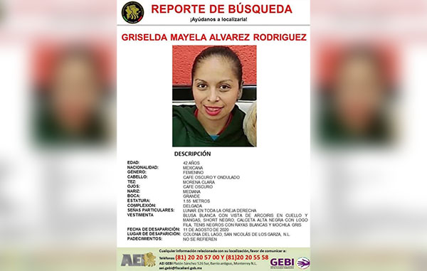 reporte desaparecida