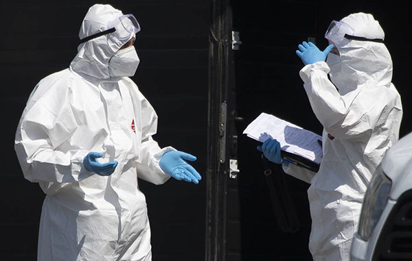 Virus Outbreak Russia