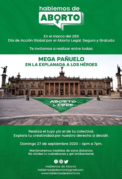 Convocan feministas a protestar en pro del aborto 1 119450456 769500113618554 3549686236365579077 n