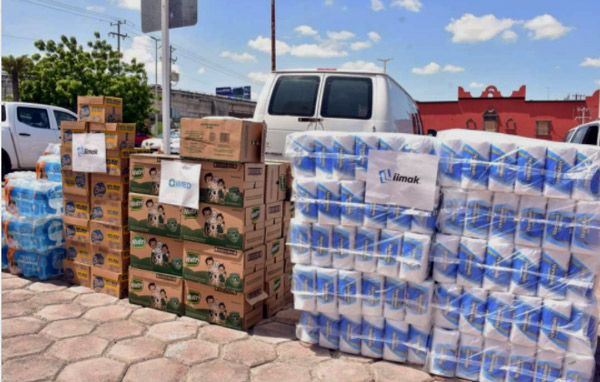 Sistema DIF Reynosa recibe donaciones de IIMED E IMAK 1 2 1
