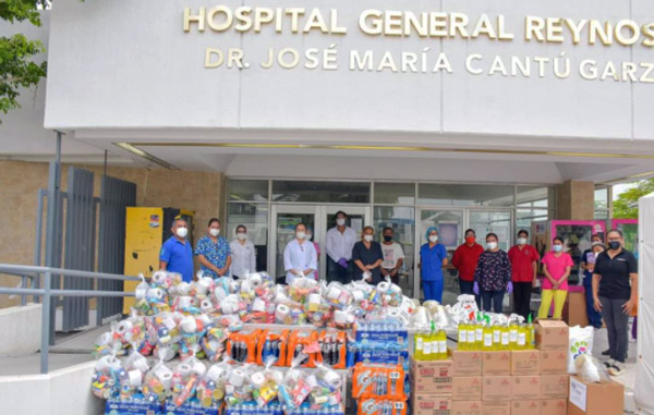 DIF Reynosa apoya al personal de salud que trabaja ante pandemia de COVID-19 1 9 2