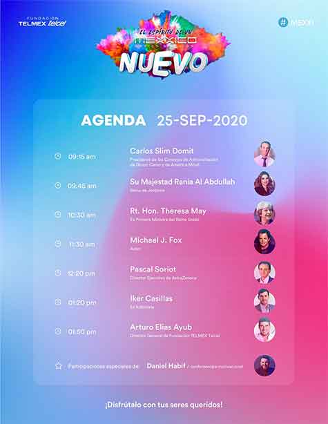 Michael J. Fox e Iker Casillas estarán en foro México Siglo XXI 1 PROGRAMA