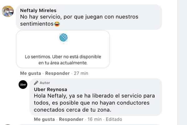 Uber llega a Reynosa, pero usuarios no tienen acceso 1 Uber 2