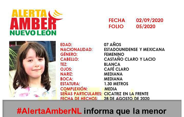 alerta amber