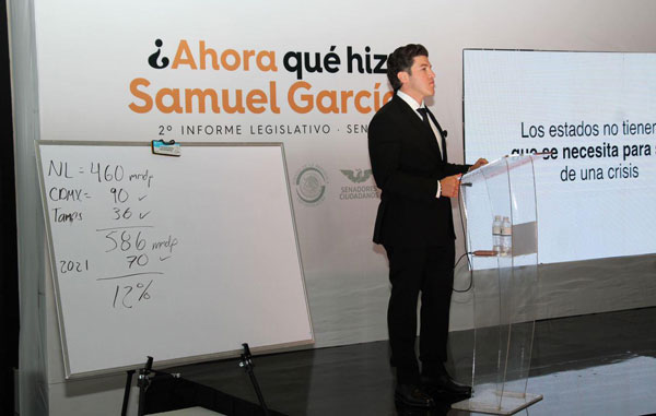 Samuel destaca lucha por Nuevo León en su Segundo Informe 1 sam1