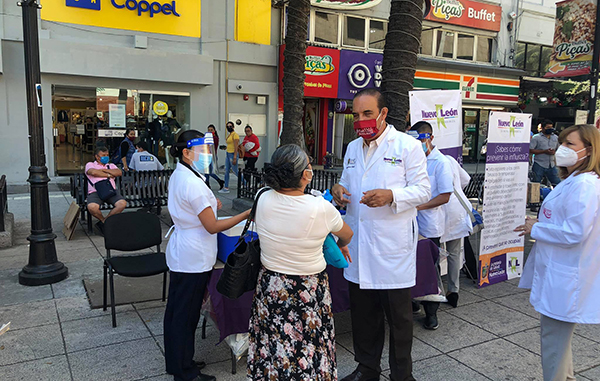 Instalan módulo de vacuna contra influenza en la peatonal Morelos 1 120613309 3546342315390562 7984138705029363157 n
