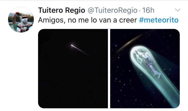 Cibernautas realizan memes sobre el meteoro 3 120867209 652074025701780 8965862128700922421 n