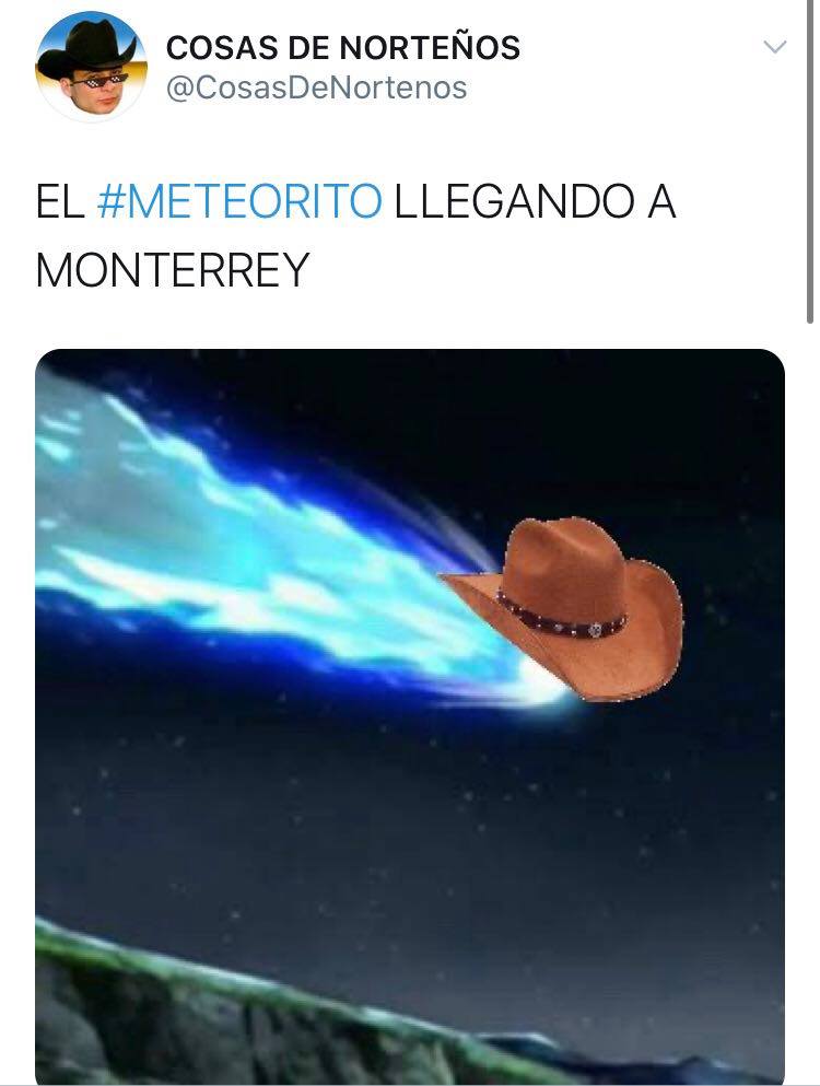 Cibernautas realizan memes sobre el meteoro 6 120893608 367633947612162 1590359156373126306 n