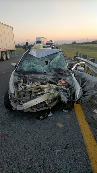 Choque deja tres heridos en autopista a Nuevo Laredo 2 120999889 3681159441896912 2540855730693232378 n