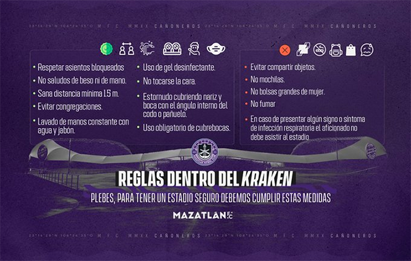 Detallan código de conducta para el retorno de aficionados 2 121956779 1079660062464592 6507051714999016151 n