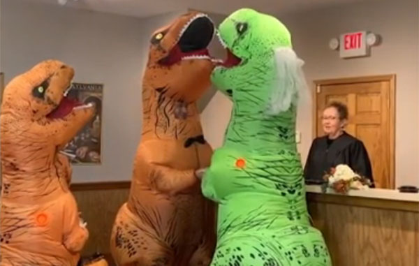 Boda-dinosaurios
