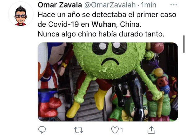 Twitteros felicitan a la Covid-19 por su primer año 4 Coronavirus 3 1