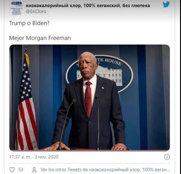 Elecciones en EU: aún no hay resultados... pero sí memes 1 MORGAN