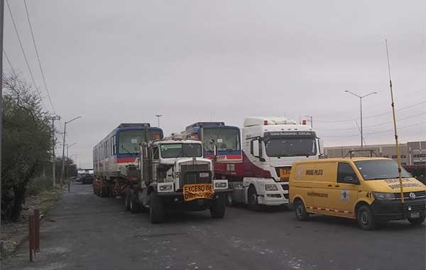 Llegan a Nuevo León dos vagones más para el Metro 1 VAGONES