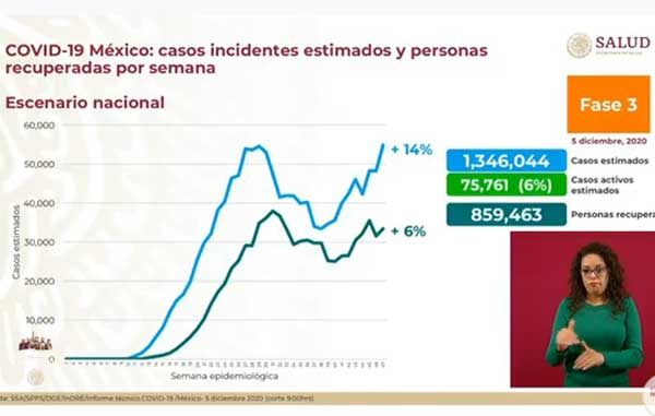 Siguen cifras altas: 11 mil casos positivos de Covid-19 y 593 muertos 1 ESTIMADOS 1
