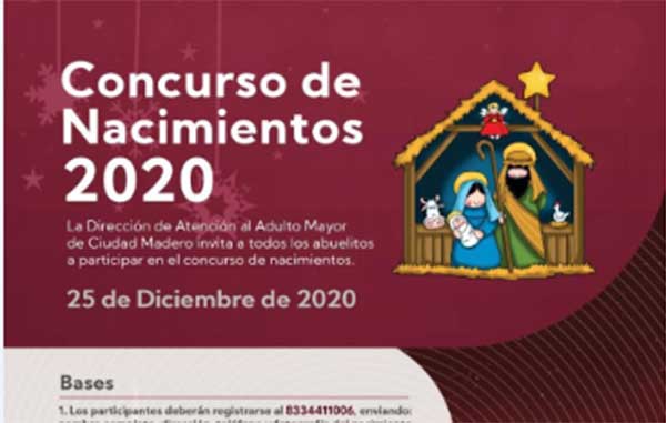Realizan concurso virtual de nacimientos navideños en Madero 1 MADERO 2 3