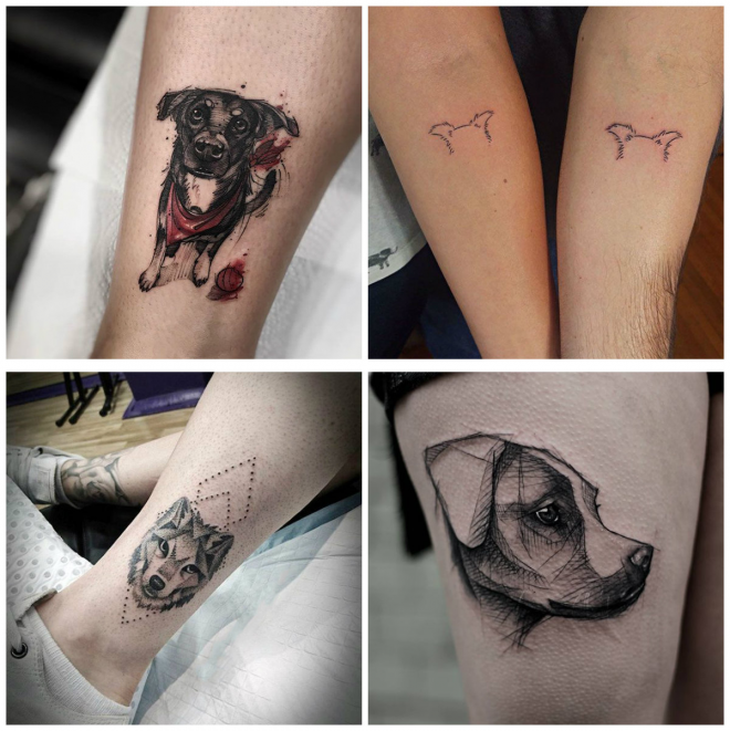 Tatuajes para los amantes de los perros 2 resize