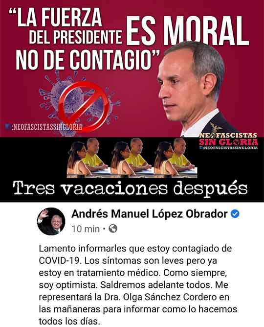 Los mejores memes del contagio de AMLO 3 141205393 2957104437843792 4565830390921234230 n