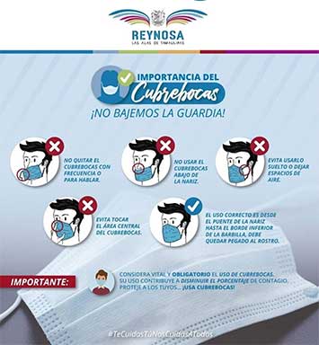 Invitan en Reynosa a seguir medidas contra Covid-19 1 CARTEL