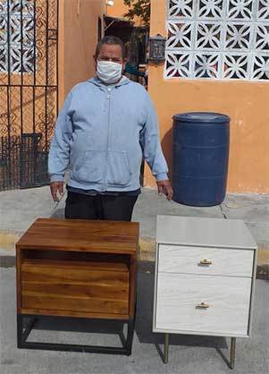 Apoya DIF Reynosa a persona que perdió patrimonio en incendio 1 VECINO