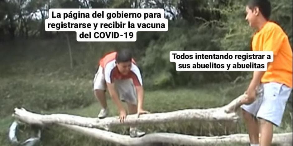 Usuarios crean memes tras falla de página para registro de vacunas Covid 4 146669408 1063418764168991 5092827315309209302 n