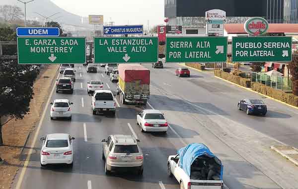 Aprovechan apertura y saturan Carretera Nacional 1 Carretera nacional 1