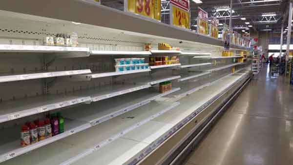 Sigue desabasto de productos en el Valle Texas 1 Desabasto 2