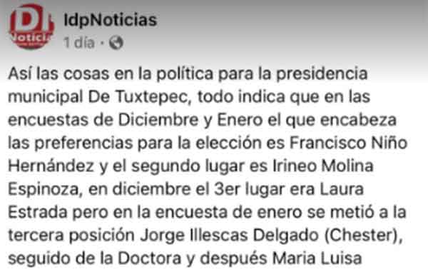 Exhiben encuesta falsa de Hora Cero en Oaxaca 1 ENCUESTA