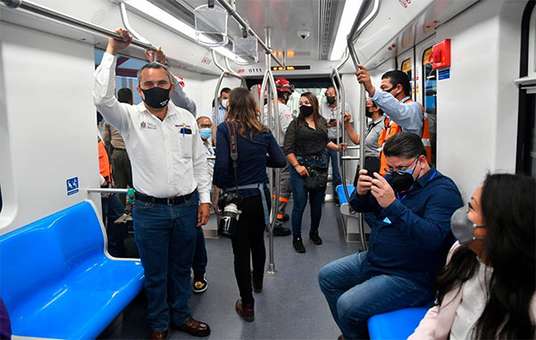 Arranca en Monterrey primer viaje de L3 del Metro 1 METRO 1