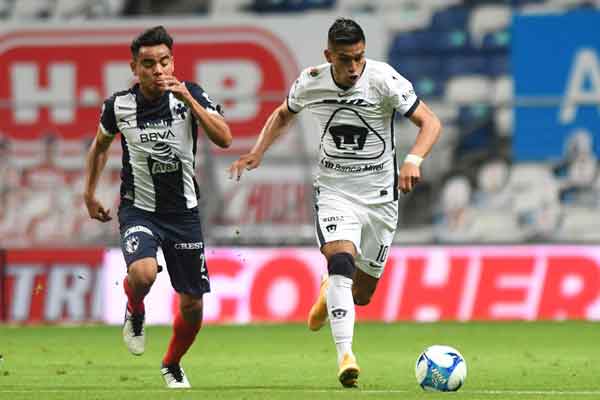 Monterrey vence a Pumas y es líder general 4 Rayados Pumas 2