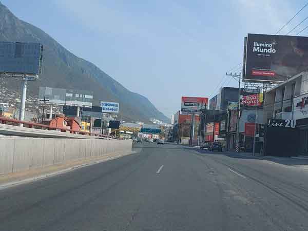 Vialidades despejadas en el sur de Monterrey 1 Vialidad Monterrey 2