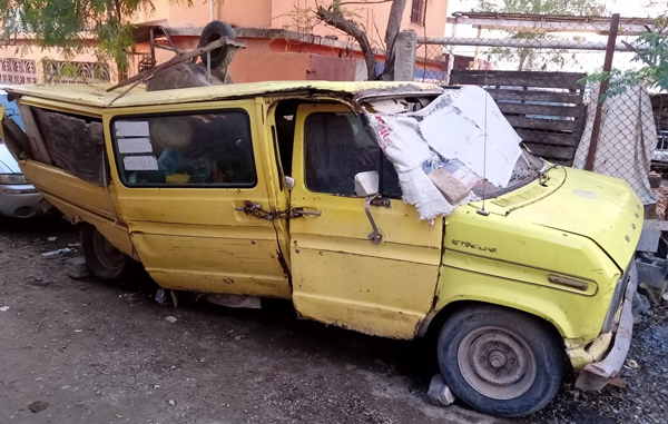 La camioneta de Don Boni es un 'milagro' rodante 3 cam