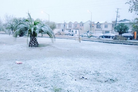 Cae nieve durante 12 horas en Acuña, Coahuila 1 nevada 1