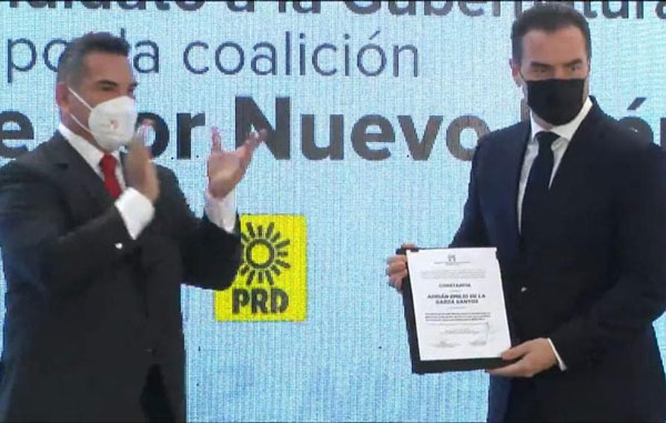 Adrián de la Garza toma protesta como candidato del PRI y PRD 1 prosttt
