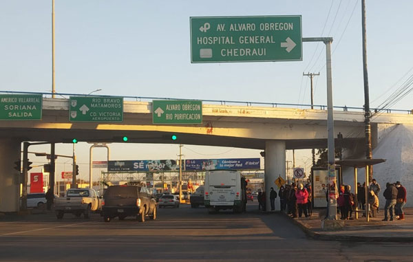Inactividad por frío afectó un 10 por ciento al transporte 1 reynosa 2