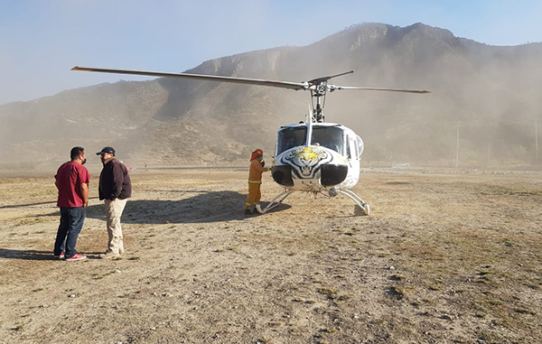 Suman dos helicópteros al combate del incendio en Santiago 1 161968963 459941275448312 5879651523516546022 n