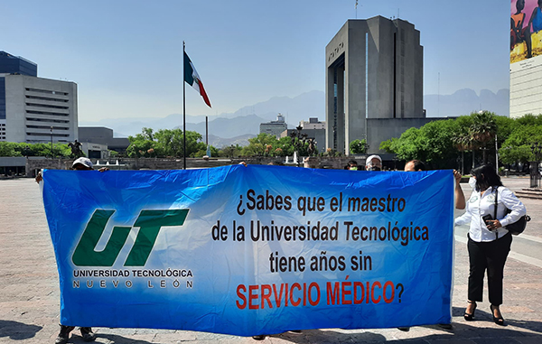Protestan representantes de Universidades Tecnológicas 3 164783304 483920472637818 2076766829082172164 n