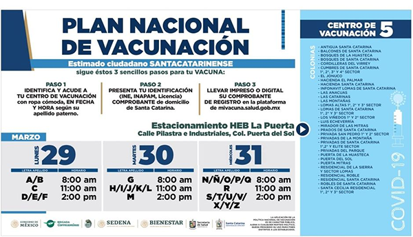 Confirman fechas para vacunación anti Covid en Santa Catarina 5 164993864 507027026970274 6118097567428690296 n