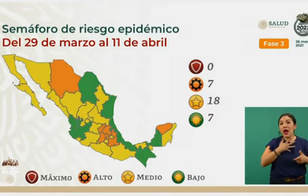 ¡Es verde! Después de un año Tamaulipas entra a este semáforo 1 AMARILLO