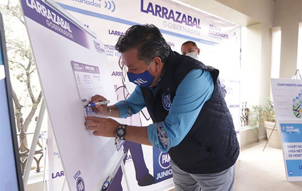 Lanza Larrazabal compromiso 13 sobre Sistema Integral de Movilidad 1 LARRAZABAL 2 1