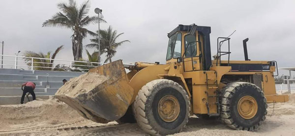 Permanente mantenimiento en complejo deportivo de playa Miramar 1 Miramar 2 1