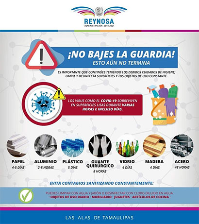 Llaman en Reynosa a practicar medidas sanitarias ante Covid-19 1 REYNOSA 2 1