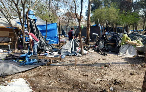 Retira Gobierno de Matamoros 100 toneladas de desechos en refugio de migrantes 3 ma3