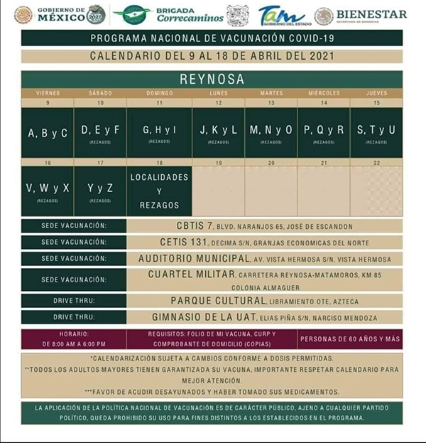 Sin espera y en poco tiempo transcurre vacunación en Reynosa 3 172815336 4253266028031386 2944886898452560190 n