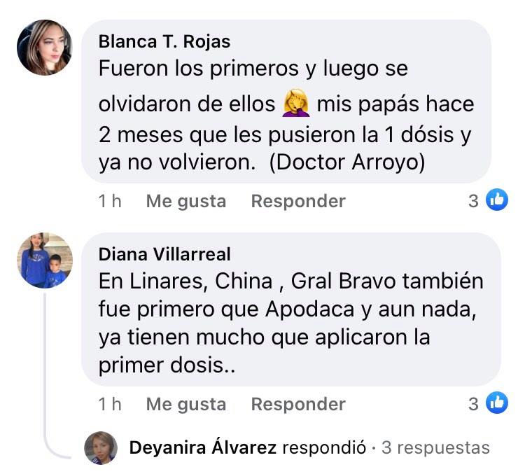 Se quejan por no recibir la segunda dosis en municipios rurales 1 173919167 509787686846354 555574883045831985 n