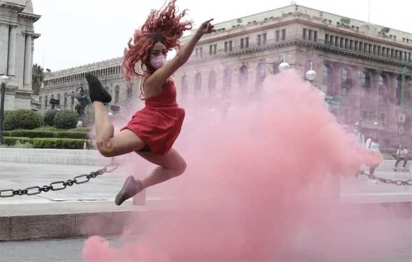 Bailarinas protestan en el Palacio de Bellas Artes 1 BAILARINAS 2