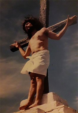 El Viacrucis, una tradición que extrañaron en Higueras, NL 2 CRISTO 1